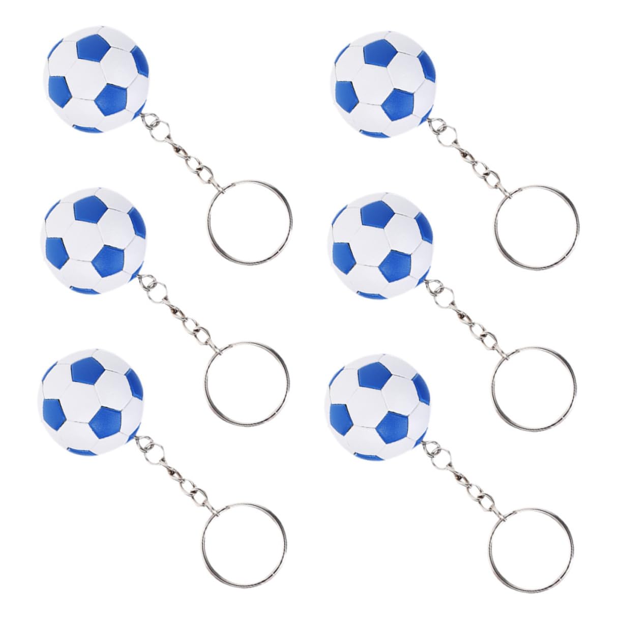 BESPORTBLE Colgante De Fútbol De Simulación Colgante Balón Fútbol Colgante Pvc Fútbol Bot Fútbol Americano Felpa Decoración Llavero Colgante Llavero De Fútbol Metal
