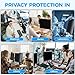 JEAPKA Hidden Design Magnetic Computer Privacy Screen Filter 23.6 inch for Frameless Monitor 16:9 Widescreen, Removable Anti Blue Light Privacy Shield, Anti-Glare Protector