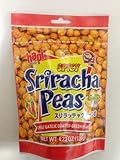 Hapi Snacks - Spicy Sriracha Peas - Chili Garlic Coated Green Peas 4.23 Oz (Pack of 3)