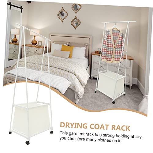 Râtelier à vêtements étagère à linge support multifonction chambre salon accessoires