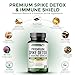 9-IN-1 Premium Spike Detox Wellness Formula – 8X Potency Nattokinase, Bromelain, Curcumin, Milk Thistle for Spike Support, Immune & Antioxidant Support, Liver & Heart Health support –120 Veg. Capsules