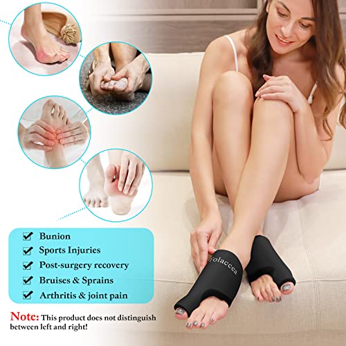 Foot Ice Packs Big Toe For Pain Relief, Flexible Cold Pack For Bunion Relief, Reusable Gel Ice Pack For Hot And Cold Therapies, Ice Pack For Swelling, Sprained, Bruises, Post-Surgery Recovery #TOP3