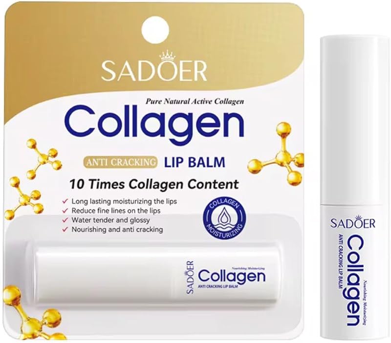 Bálsamo labial Sadoer com colágeno, 15 mL