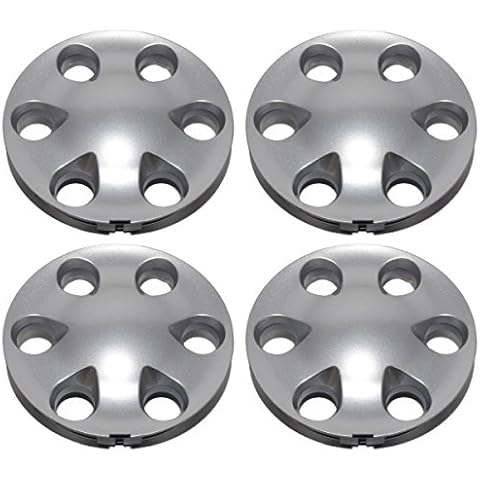 BB Auto New Set of 4 Wheel Hub Center Caps Silver Replacement for 2000-2004 Toyota Tundra Tacoma Sequoia Cover