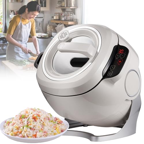電気調理機、業務用自動調理鍋、360°回転、全周加熱、自動調理器(110V)