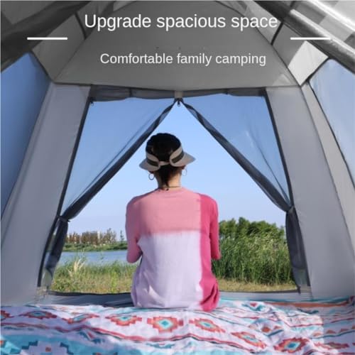 Carpa portátil ligera y espaciosa para camping al aire libre miniatura 4