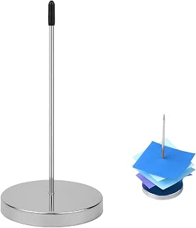状差し ペーパー差し 伝票差し オフィス レストラン 耐久性 レシート メモホルダー ステンレス 1個入 パンチ状差し レシートホルダー紙メモホルダー用 受付カウンター用 ホテル 領収書 紙 注文 整理 PureSino (シルバー)