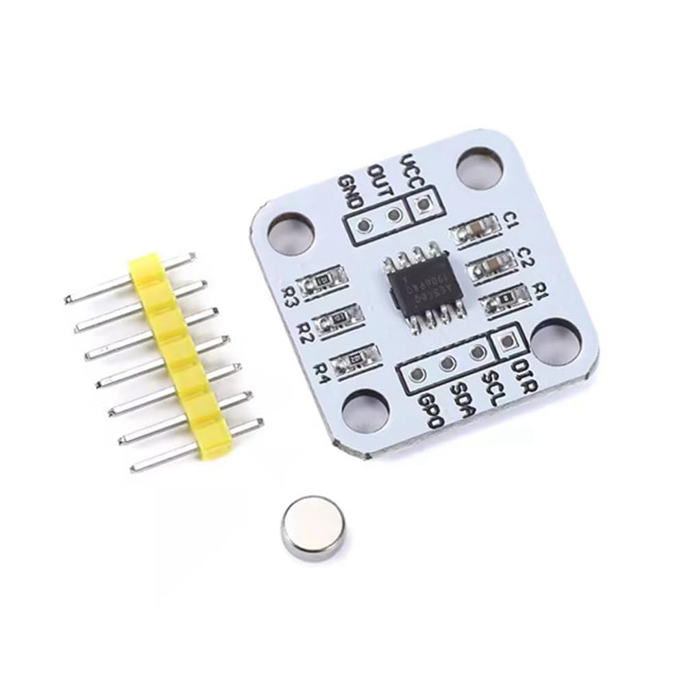 AS5600 koder magnetyczny koder indukcyjny - czujnik pomiarowy 1 . AS5600 magnetyczny enkoder z magnesem, 1