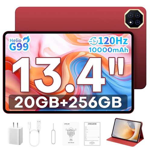 TECLAST T65 Plus 13.4�C���`�^�u���b�g Helio G99 120Hz�����t���b�V�����[�g 10000mAh Type-C+PD 18W�}���[�d 20GB+256GB+1TB�g�� 1920×1200 FHD��ʁA4G LTE+WiFi+