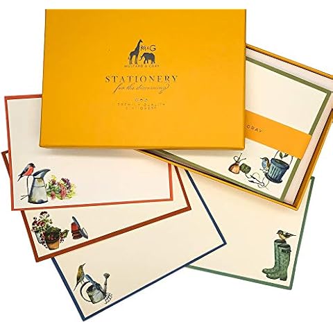 Gardener's Friends Note Card Set with White Laid Envelopes (Ten Card Set) Cover