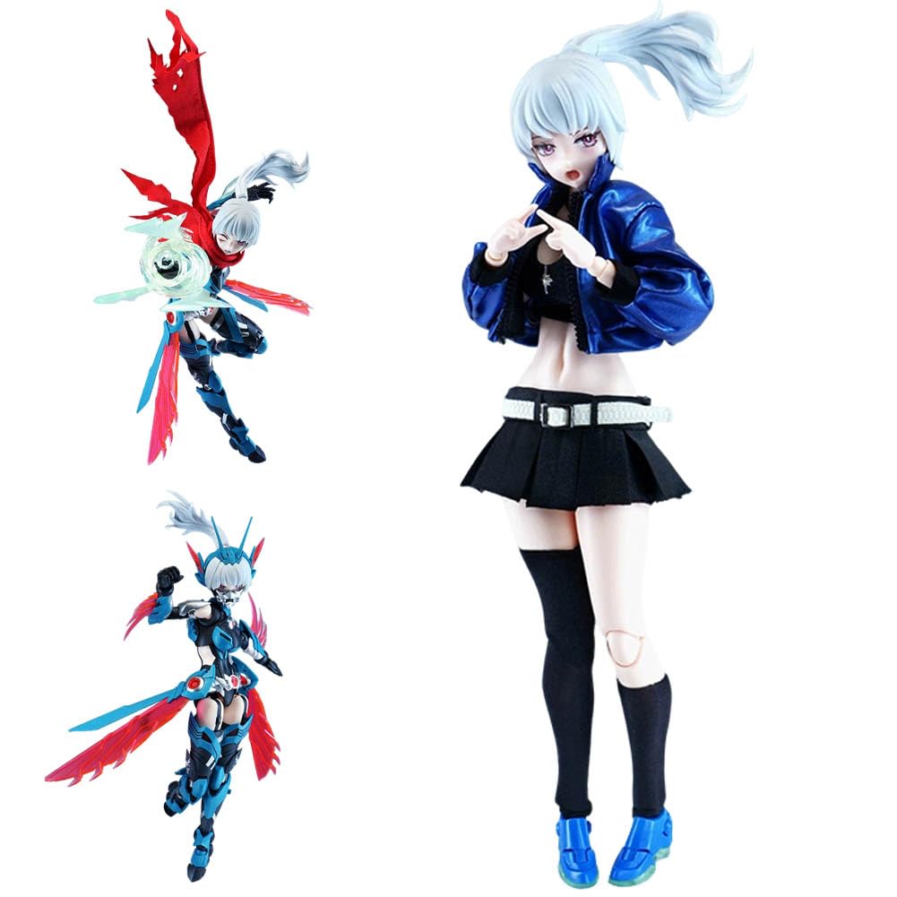Anime ilustracja cyklon hopper yip fung sim figurki do samodzielnego montażu ultra ruchoma prawdziwa tkanina anime dziewczyna figurka oryginalna sztuka figurka kolekcja 16 cm