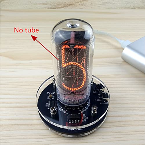 Tube Nixie IN-18 - Grand Tube Vintage Pour Horloge Numérique, Testé, état NOS (New Old Stock)