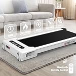 GOYOUTH 2 in 1 Under Desk Electric Treadmill Motorized Exercise Machine with Wireless Speaker, Remote Control and LED Display, Walking Jogging Machine for Home/Office Use - Image 2
