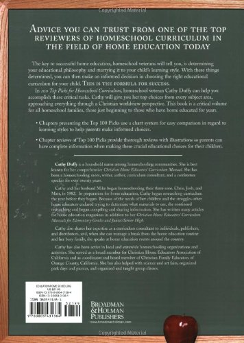 100 Top Picks for Homeschool Curriculum: Choosing the Right Curriculum and Approach for Your Child's Learning Style