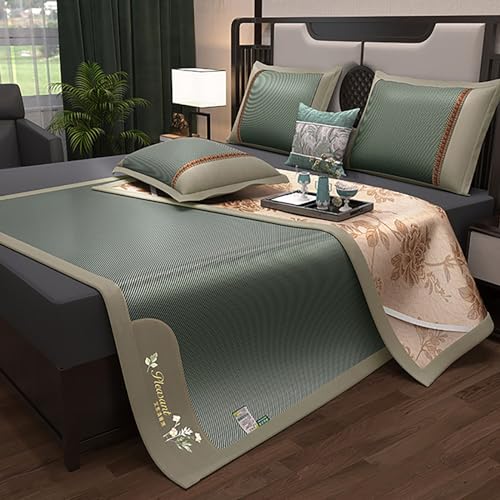 HKSDKABOP Colchón de bambú refrescante for Cama, Sábana Lisa Transpirable, Varios tamaños(150 * 200cm)