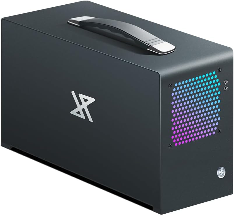 Mini Gaming PC Small Gaming Desktop SSD NVMe Mini Computer With Dedicated Graphics Card Gaming Tower Prebuilt Gamer PCs Windows 11 Compact Size High Frame Rate Gaming Experience For Space Saving Setup