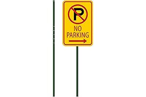 Green Steel Sign Posts for Easy Traffic Sign Visibility