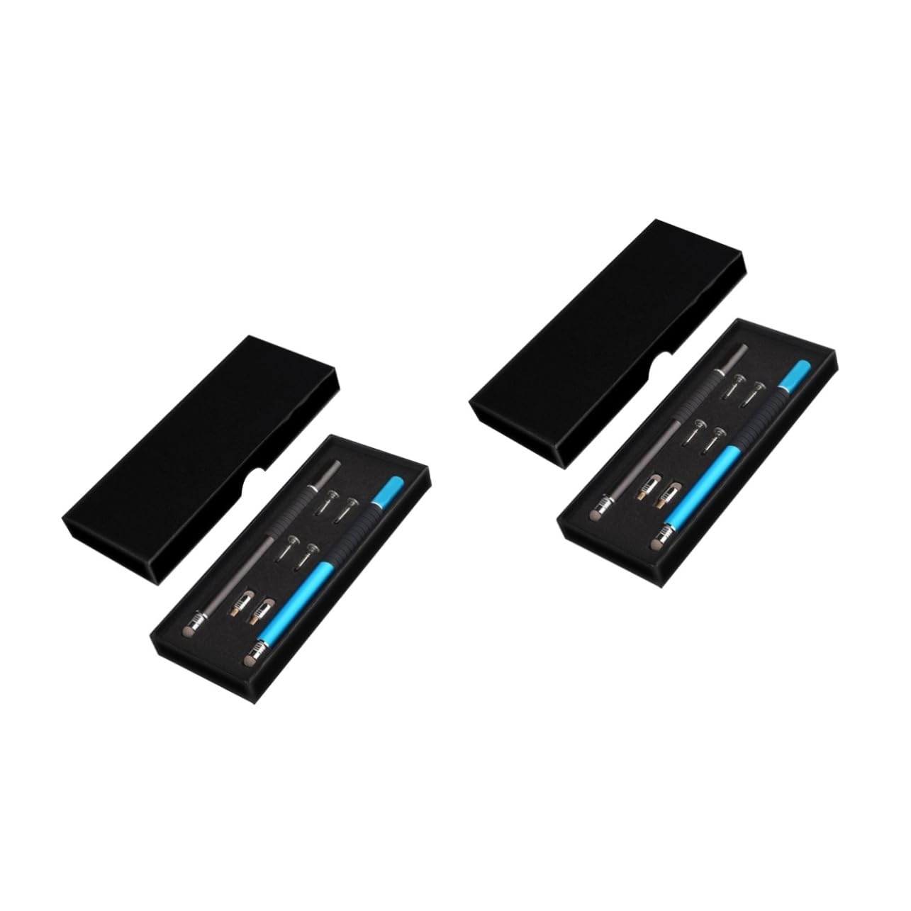 Hemobllo 2ensembles Stylet Tactile pour Écrans Capacitatifs Stylus Multifonctionnel avec Embouts Remplaçables pour Tablettes Et Smartphones Précision Et Silencieux Couleurs