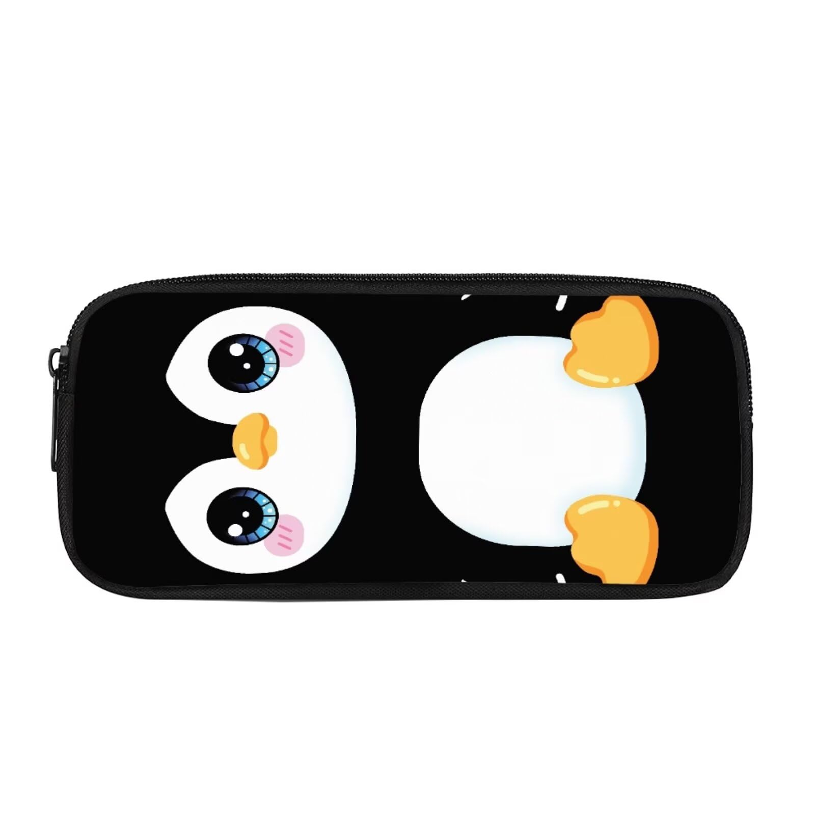 Coloranimal Cute Penguin Cartoon Pencil Case for Boys Kids Pencil Bag Girls Pencil Box Holder Large Capacity Pencil Pouch Lightweight Pen Pouch Bag with Zipper