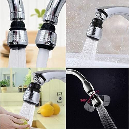 Image of Shower Head 6 cm with 3 Functions Flow Regulator Shower Tap Attachment Swivel Shower Tap Attachment Tap Attachment Mixer Nozzle Kitchen Water Saver.