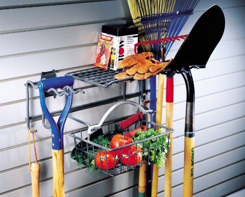 Organized Living 7115520050 Activity Organizer Garden Rack With Basket,Granite Gray #TOP3