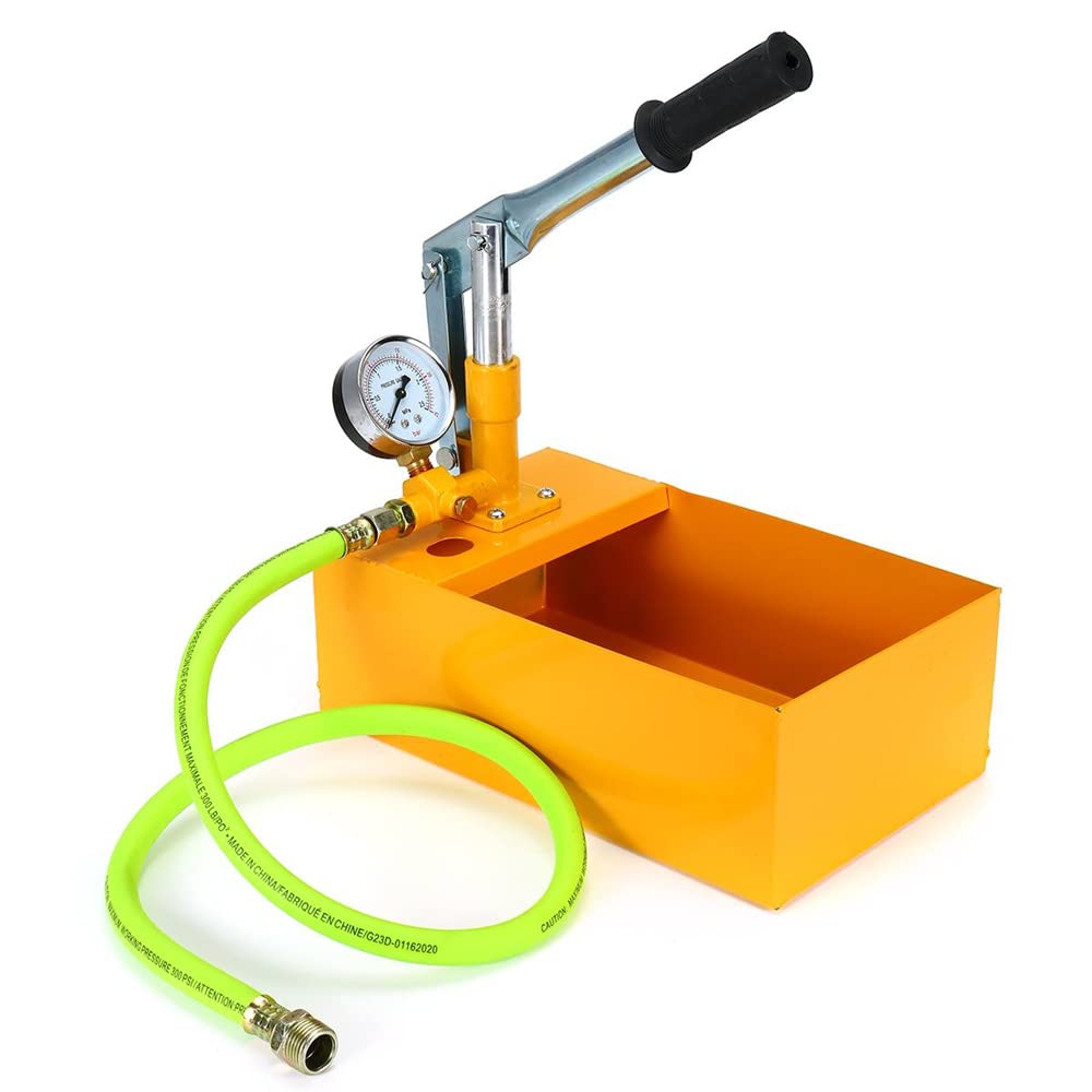 Buy Manual Pressure Test Pump, 2.5mpa 25kg Hydraulic Water Pipe Press