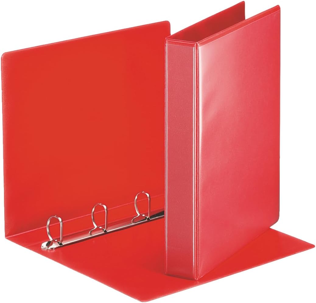 Esselte Presentation Ring Binder A4 Pack of 10 Ring Binder with 4 D-Ring 30 mm Red 49713