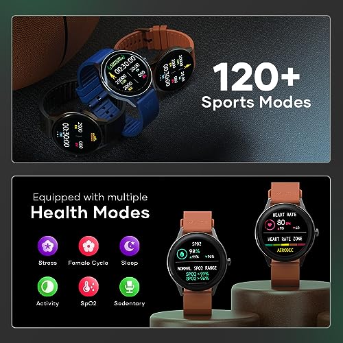 Image of Wings Platinum Smartwatch with 1.39 inch HD IPS Display 110+ Workout Modes, 200+ Watchface, powerful 260mah Battery, 7 Days Battery Life, advanced Bt 5.3 Calling 24 /7 Health Monitoring, Ai Voice Assistant
