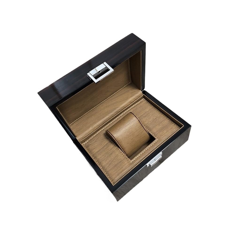 ANVLOJRIH Watch Box Single Men's Watch Box Watch Gift Box Storage Packaging Wooden Box Watches Box