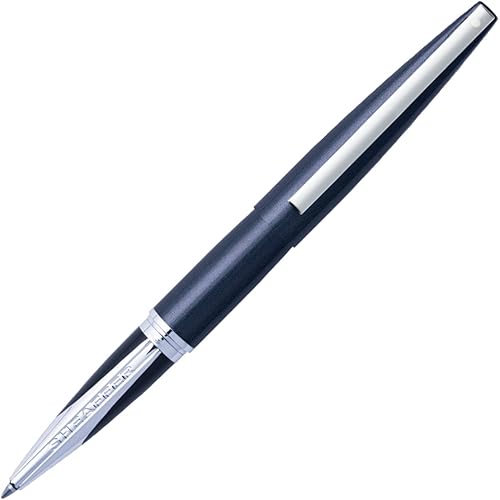 Sheaffer Taranis - Bolígrafo de punta redonda, azul polvo de diamante, borde cromado (E1944551-PB2)