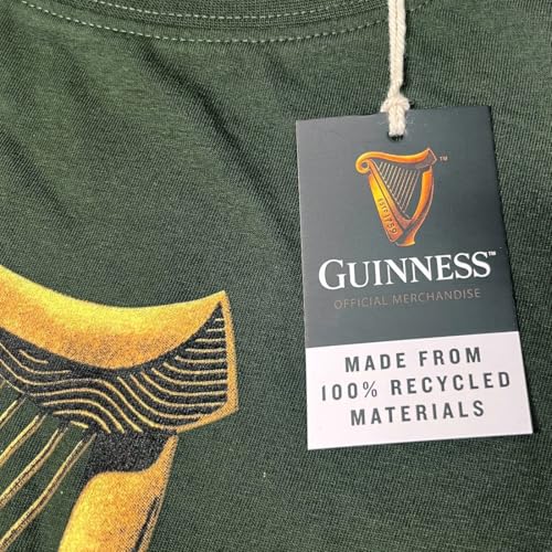 Guinness Harp Logo T-Shirt – Classic Green Irish Beer Tee, XLarge4