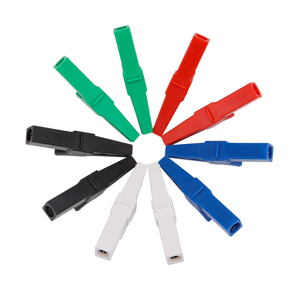 4x Krokodilklemmen D-Stecker Kabel - 10-polig Überbrückungskabel 17,5cm