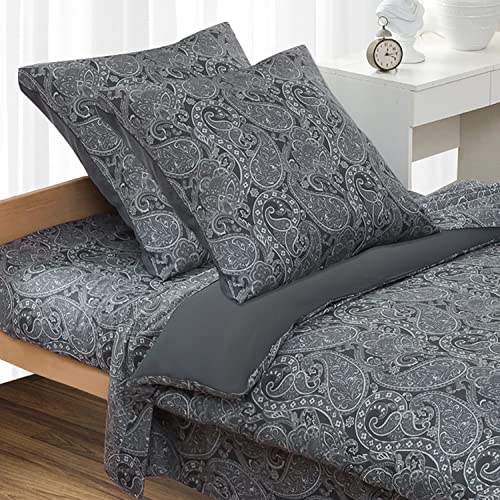 HENGWEI 3-teiliges Bettwäsche-Set, 200 x 200cm Bettbezug mit 2...