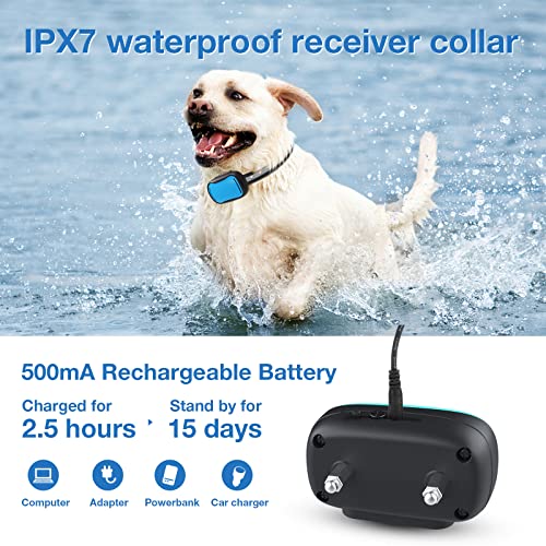 MASBRILL Electric Fence for Dogs, 2023 Upgraded Underground Above Ground Electric Dog Fence Pet Containment System with Waterproof Rechargeable Training Collar, Tone/Shock Correction - Image 7