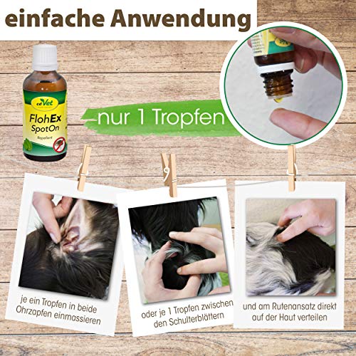 cdVet FlohEx SpotOn - Pflegeöl zur Geruchsmaskierung gegen Flöhe