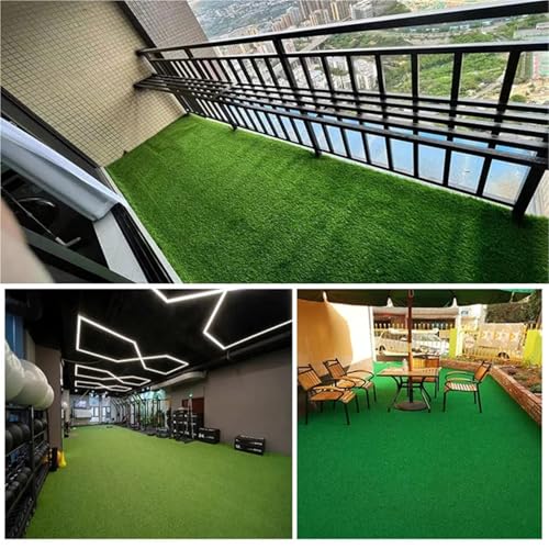 Tapis de Gazon synthétique extérieur 50x100 cm aménagement jardin patio