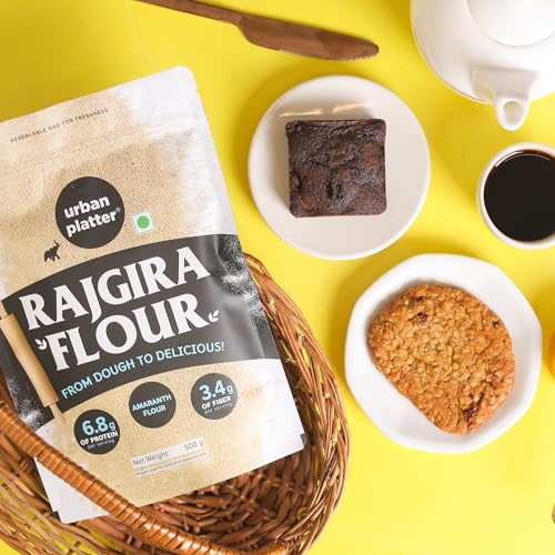 Image of Urban Platter Rajgira Atta, 500g (Amaranth Flour | Naturally Gluten-Free | Rich in Protein & Calcium | Fasting Friendly)