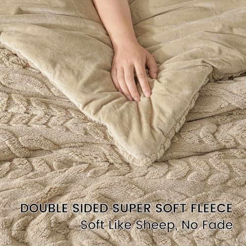 Phf Fluffy Sherpa Fleece Comforter Set King thumb #2