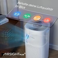 Levoit Core 600S Luftreiniger für Raucherzimmer, CADR 697m³/h, Cremeweiß – Ansicht 3