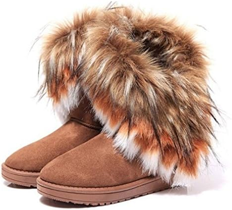 NOT100 The Best Woman Boots(Size 10 is OK) (Warm Fur) (Tassel)