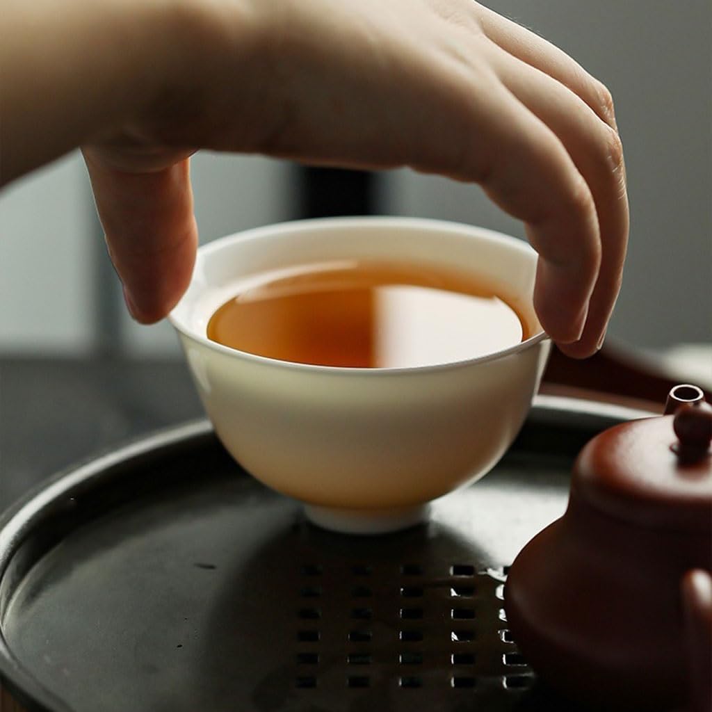 GSOUL Kungfu Tea cup Study Small Tea Cup Personal Owner Simple Set Single Ceramic Kung Fu Smelling Small Tea Cups