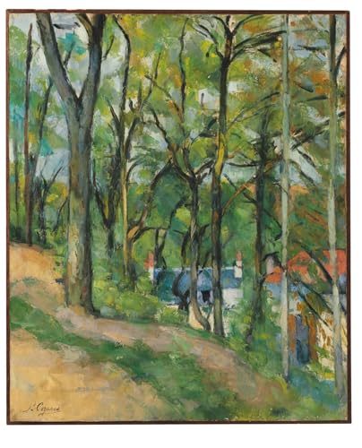 Cuadro en lienzo de la Côte Saint Denis de Paul Cézanne para decoración de salones de 60x90cm