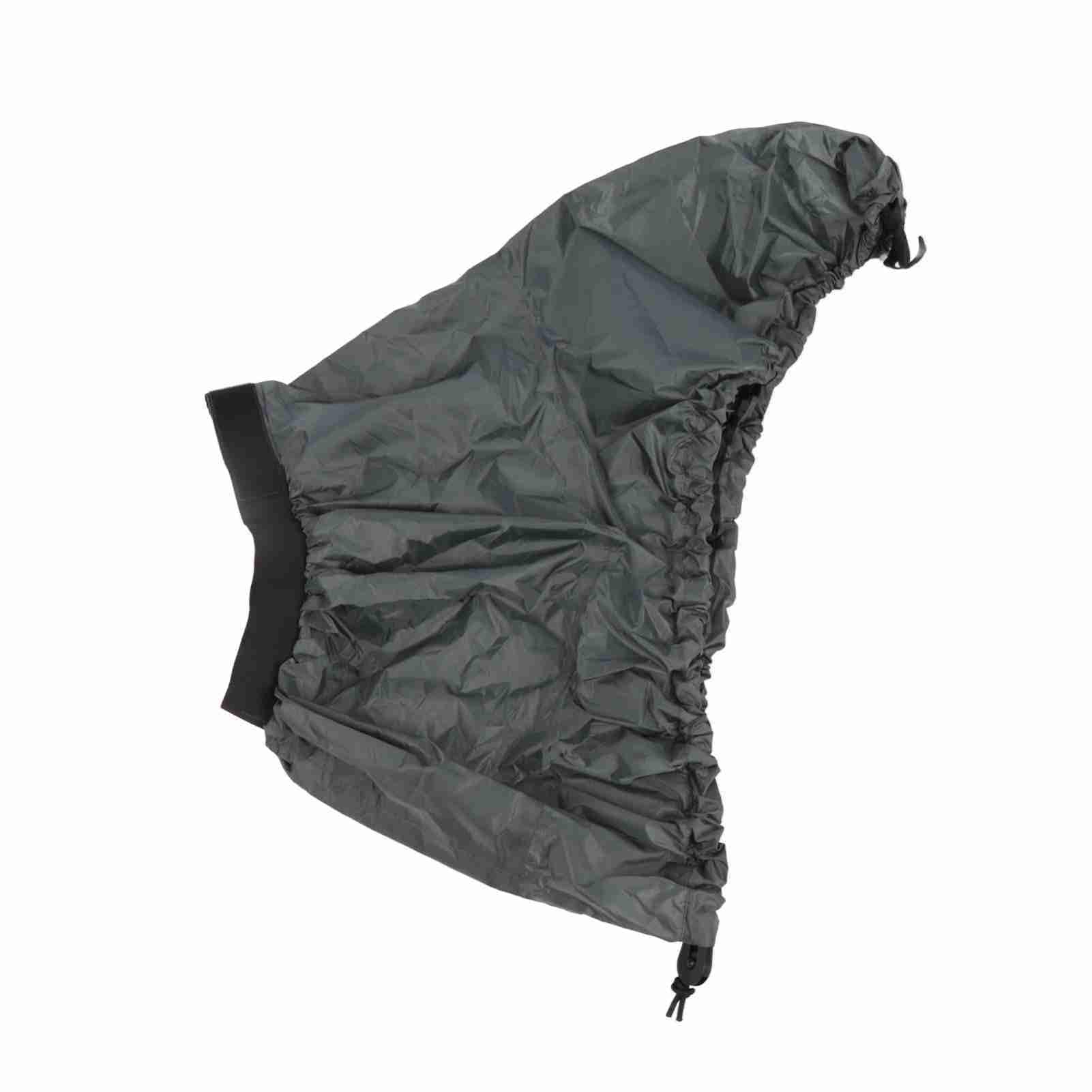 Gavigain Adjustable Nylon Kayak Spray Skirt Waterproof Cover Water Sports Accessory for Kayaking Enthusiasts (Gray)