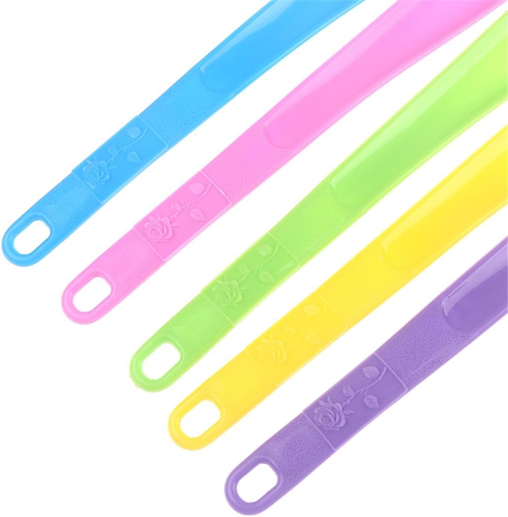 32cm Pro Shoe Horns Plastic Horn Spoon Shape Shoehorn Lifter Flexible Shoes Accessories