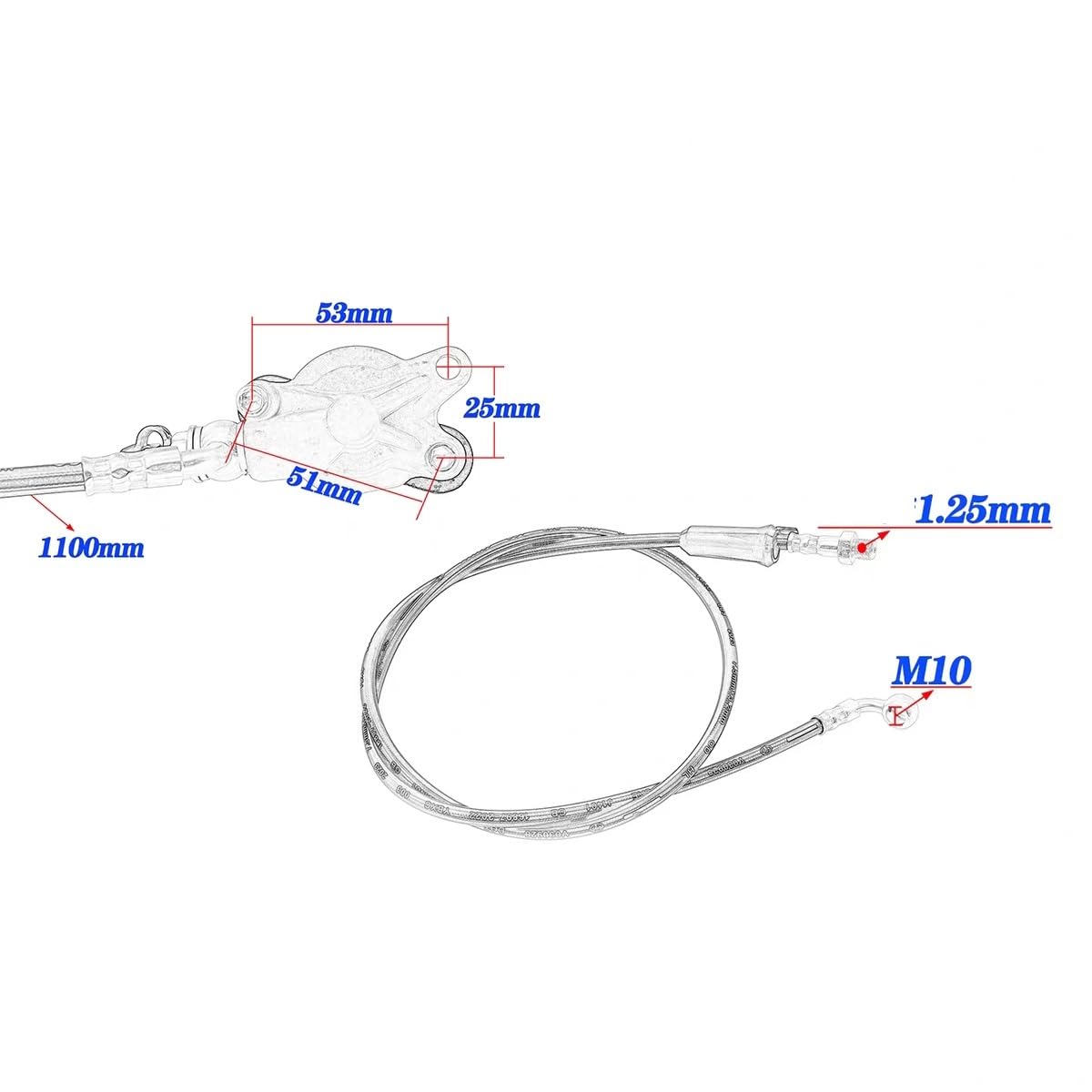 Moto Frizione Idraulica Cilindro Maestro Kit Freno Per KTM SXF XCW XCFW XCF EXC EXCF TPI 6 Giorni Pompa Manubrio Leva MOTO(1set)