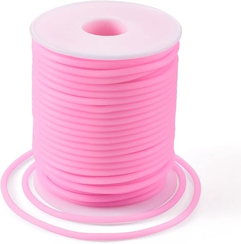 Vista 55 de FASHEWELRY 32.8 yardas 0.079 in Cables de goma para tejer cuerdas de peluquero 0.079 in de goma para puntada de goma protector de goma 6