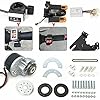 KONKENIE 36V 350W Electric E-Bike Conversion Twist Kit with Brush Motor&Freewheel Universal Bicycle Sprocket&Components Mountain Bike Conversion Set for DIY Converting Assembling (350W 36V,Twist Kit) #2