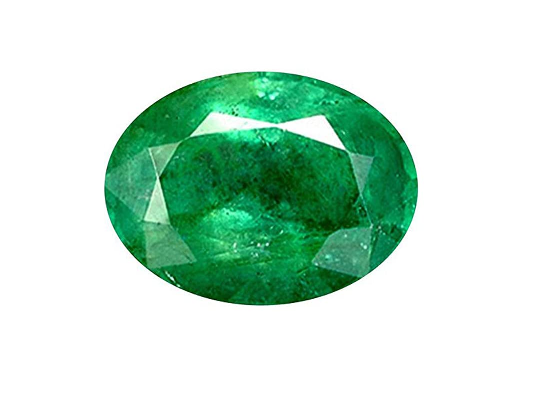 GEMS Certified Natural AA++ Green Emerald Loose Panna Gemstone for Men and Women (4.25 Ratti/3.55 Carat).(PS583)-image-39