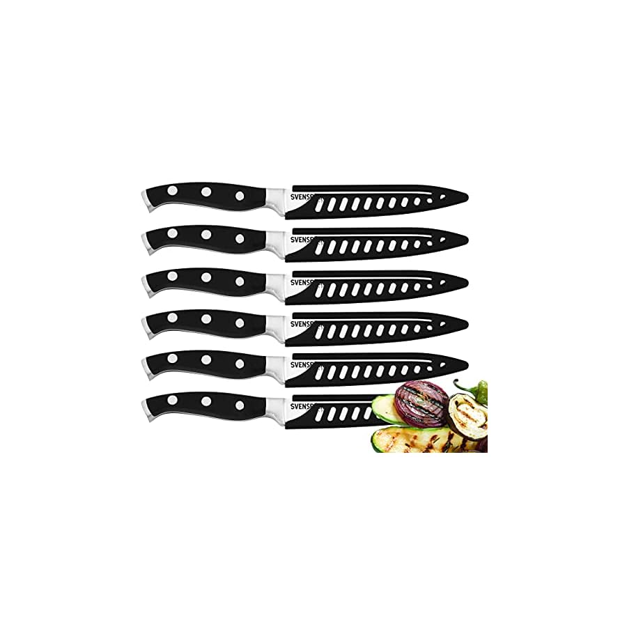 Svensbjerg-Steak-Knife-Set-Serrated-Steak-Knives-Dinner-Knives-Knife-Set-with-Covers-Stainless-Steel-SB-SK201 Svensbjerg Steak Knife Set, Serrated Steak Knives, Dinner Knives, Knife Set with Covers, Stainless Steel | SB-SK201