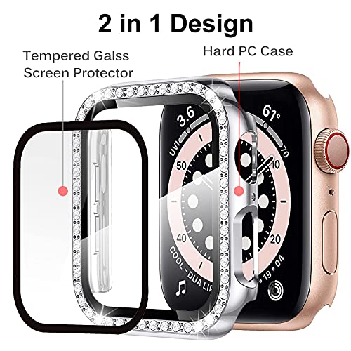 Miimall Bling Case Compatible for Apple Watch SE Series 6/5/4 44mm - Image 3